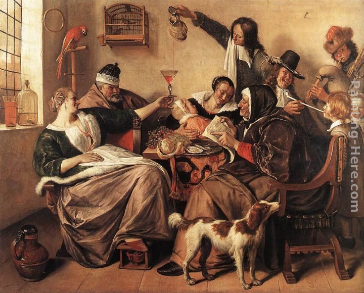 Jan Steen The Artist's Family